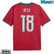 Portugal Pedro Neto #18 Replica Home Shirt World Cup 2026 Short Sleeve
